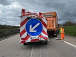 Auffahrunfall auf der Autobahn (Foto: S.Dietzel) Auffahrunfall auf der Autobahn (Foto: S.Dietzel)