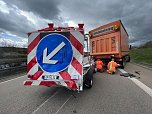 Auffahrunfall auf der Autobahn (Foto: S.Dietzel) Auffahrunfall auf der Autobahn (Foto: S.Dietzel)