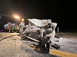 Unfall letzte Nacht auf der A 38 (Foto: S.Dietzel) Unfall letzte Nacht auf der A 38 (Foto: S.Dietzel)