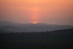 Sonnenuntergang - fotografiert vom Hainer Berg (Foto: Christoph Keil)