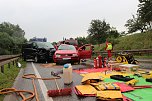 An der Unfallstelle (Foto: Feuerwehr Heiligenstadt ) An der Unfallstelle (Foto: Feuerwehr Heiligenstadt )