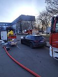 Die Feuerwehr leistete beim Polizeieinsatz in Leinefelde Unterst&uuml;tzung (Foto: Feuerwehr)