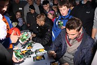 Bild: Werder-Bremen-Profis in Bleicherode