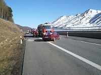Bild: Unfall auf der Autobahn