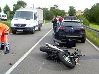Bild: T&ouml;dlicher Unfall B 247 - August 2012