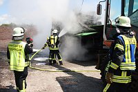 Bild: Schredder brannte