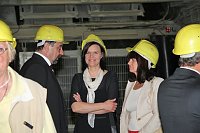 Lichtschau im Bergwerk Bild: Lichtschau im Bergwerk