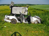 Bild: Unfall auf der Autobahn A 38