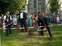 Bild: Ausgrabung und Beginn der Leinefelder Kirmes 2013
