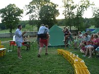 Bild: Abschlussabend des Zeltlagers der Johanniter
