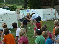 Bild: Abschlussabend des Zeltlagers der Johanniter