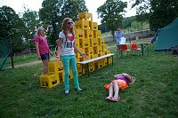 Bild: Abschlussabend des Zeltlagers der Johanniter