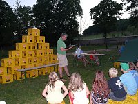 Bild: Abschlussabend des Zeltlagers der Johanniter