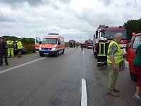 Bild: Unfall auf der A 38