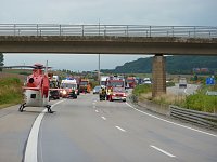 Bild: Unfall auf der A 38