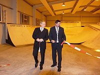 Bild: Einweihung Skaterbahn
