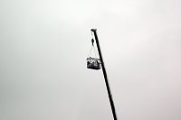 Bild: Bis in eine H&ouml;he von 45 Metern konnte sich jeder, der keine H&ouml;henangst versp&uuml;rte, in die L&uuml;fte hieven lassen. Eine Attraktion auf dem Bergr&uuml;cken zwischen Herreden und Hochstedt.