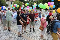 Bild: Zeichen gegen Rechts gesetzt