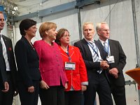 Angela Merkel in Leinefelde Bild: Angela Merkel in Leinefelde