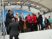 Angela Merkel in Leinefelde Bild: Angela Merkel in Leinefelde