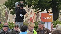 Angela Merkel in Leinefelde Bild: Angela Merkel in Leinefelde