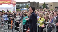 Angela Merkel in Leinefelde Bild: Angela Merkel in Leinefelde