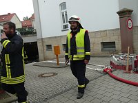Feuerwehrübung bei der Sparkasse Bild: Feuerwehrübung bei der Sparkasse