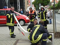 Feuerwehrübung bei der Sparkasse Bild: Feuerwehrübung bei der Sparkasse