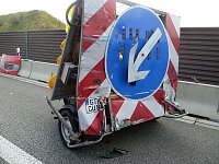 Bild: Crash auf der A38