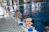 Bild: Pool-Party im Badehaus.NNZ-City Scout on Tour