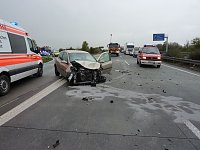 Unfall auf der A 38 Bild: Unfall auf der A 38