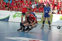 Bild: THC gewinnt erstes Champion League Spiel klar mit 33:20