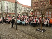 Bild: Warnstreik in Nordhausen