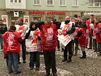 Bild: Warnstreik in Nordhausen