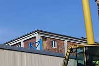Bild: Neue Seilfahrtsbr&uuml;cke wird montiert