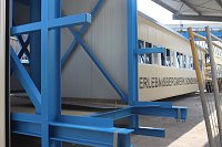 Bild: Neue Seilfahrtsbr&uuml;cke wird montiert
