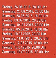 Bild: Probenstart bei Schlossfestspielen in Sondershausen