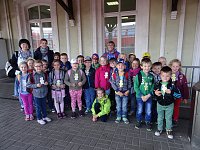 Mit dem Zuckertütenzug unterwegs Bild: Mit dem Zuckertütenzug unterwegs