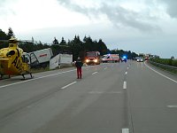 Bild: Schwerer Unfall auf der A9