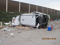 Bild: Unfall auf der auf der Autobahn