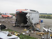Bild: Unfall auf der auf der Autobahn