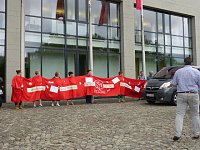 Bild: Protest der Besch&auml;ftigten