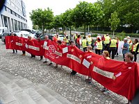 Bild: Protest der Besch&auml;ftigten