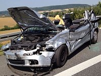 Unfall auf der A 38 Bild: Unfall auf der A 38