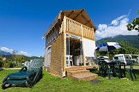 Bild: Glamping: Lodge am Camping Lago di Levico / Trentino