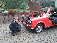 Bild: R&uuml;ckbau eines Trabant P 601 A - Eigent&uuml;mer Steffen und Paul Eckhardt aus Sollstedt