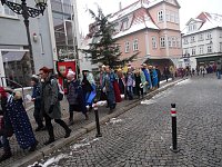 Bild: Eichsfelder Sternsinger zum Empfang in der Staatskanzlei