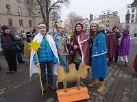 Bild: Eichsfelder Sternsinger zum Empfang in der Staatskanzlei