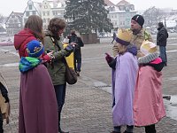 Bild: Eichsfelder Sternsinger zum Empfang in der Staatskanzlei