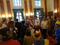 Bild: Eichsfelder Sternsinger zum Empfang in der Staatskanzlei